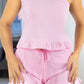 Conjunto de Pijama para Dama, Playera de Verano y Pantalones Cortos, Conjunto de Ropa de Dormir Suave Y Muy Ligera
