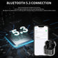 Audífonos Inalámbricos Transparentes PHOCAR , Bluetooth , Carga Rápida