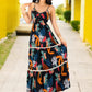 Vestido Maxi Casual Mujer Largo Cómodo de Tirantes
