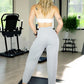 Set De Dos Pants De Mujer Pantalones Anchos Casual O Elgante Pans Stretch