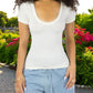 Player Mujer Texturizada Casual Stretch Blusa Dama Top