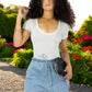 Player Mujer Texturizada Casual Stretch Blusa Dama Top