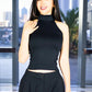 Blusas Mujer Texturizada Casual O Elegante Crop Top