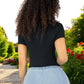 Set 2 Player Mujer Texturizada Casual Stretch Blusa Dama Top