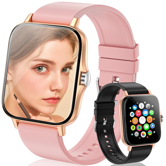 Smartwatch, Reloj Inteligente Mujer, 1.85" Reloj Deportivo Mujer con Seguimiento Menstrual