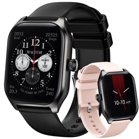 Smartwatch, Reloj Inteligente Impermeable IP67,2.01" Hombre Mujer Pulsera Inteligente,con Monitor De Calorías,Podómetro,Llamada Bluetooth