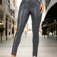 Leggings Faja Alta Grueso Leggins Reduce Abdomen Vientre Cintura Legins Mallon de Mujer Mallas Elegantes Malones de Talle Extra Alto