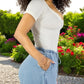 Player Mujer Texturizada Casual Stretch Blusa Dama Top