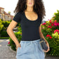 Set 2 Player Mujer Texturizada Casual Stretch Blusa Dama Top
