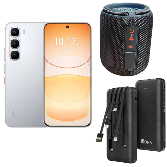 Infinix 60 Pro + Bocina G-Tide SV30 + Power Bank 1Hora 10K mAh