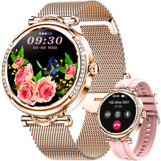 Smartwatch Reloj Inteligente Mujer 1.27” Pantalla, con Llamada Bluetooth 100+ Modos Deportivos