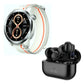 D_NQ_NP_2X_885933-MLM88030208094_072025-F-smartwatch-filwans-gtr-lite-plata-audifonos-g-tide-l22-negro