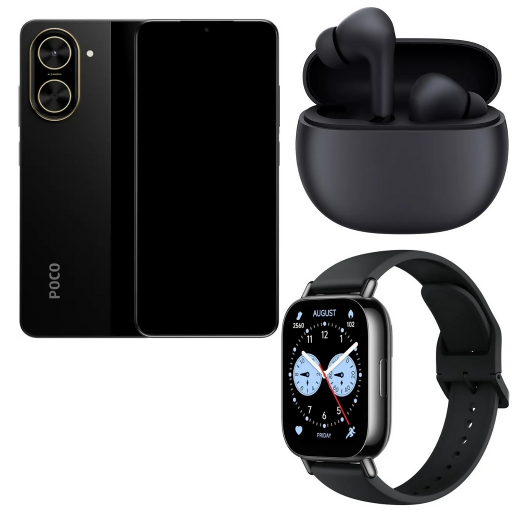 Xiaomi Poco C71 128gb Rom/4gb Ram + Buds 4 Active + Watch 5 Lite