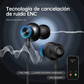 G-Tide EG22 Audífonos Neckband inalámbricos, micrófono, pantalla digital