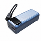 Power Bank C13 10,000mAh 22.5W Carga Rápida con Cables Integrados y Pantalla Digital