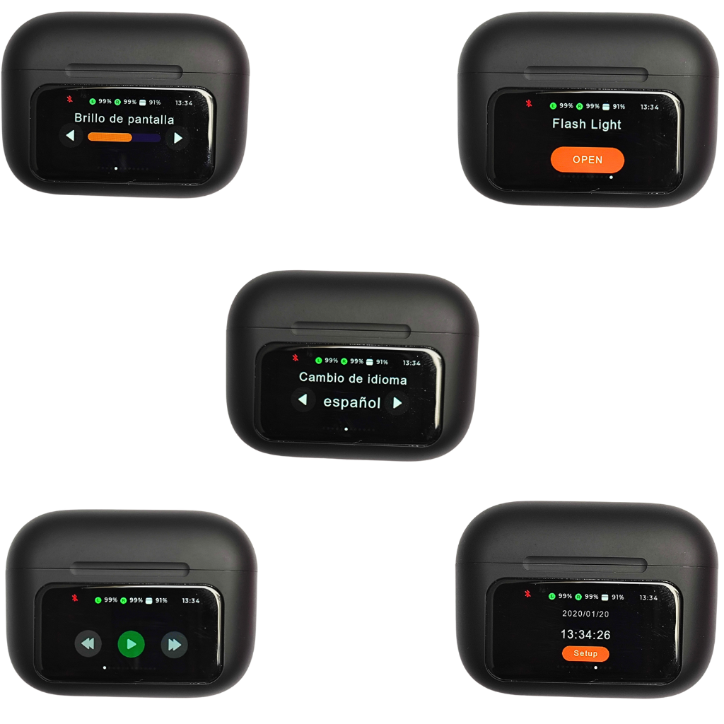 Poco C65 8gb Ram 256gb Con Audífonos Bluetooth Con Pantalla Smartwatch Filwans Llamadas