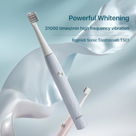 Cepillo de dientes eléctrico sónico Bomidi T501. Vibración de alta frecuencia. Blanqueamiento. Resistente al agua