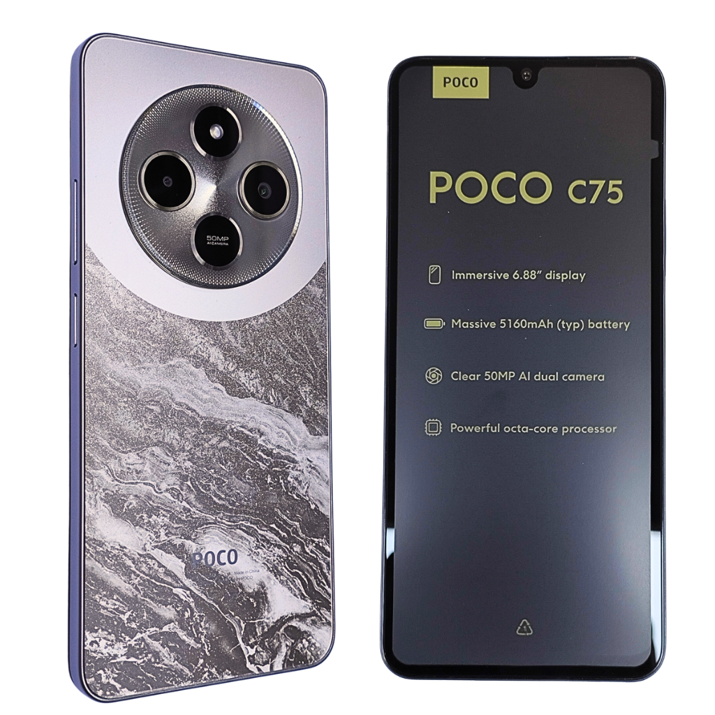 Poco C75 Celular - 256GB | 8GB RAM | Color Dorado, Batería 5160Mha, cámara dual 50mp.