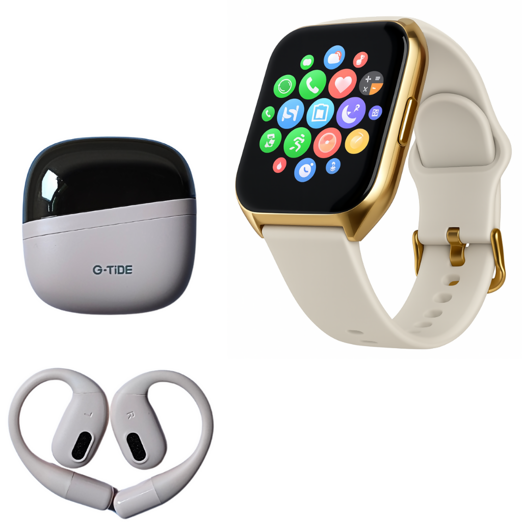 Filwans Gts Mini Smartwatch + G-tide Ows-8 Auriculares True Wireless
