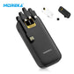 Power Bank 10000mAh Moreka  Negro con 4 Cables Integrados Tipo C Micro IP Soporte para Celular Carga Rápida 2A