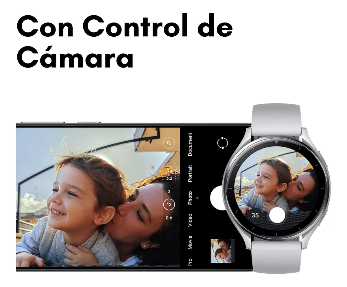 SmartWatch Gtide Series R9 Edge Inteligente Con Audífonos (Plateado) – Tecnología 2 en 1