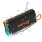 Bocina Portátil Sanag M15 Roja Bluetooth 5.4 con Luces RGB, 10W y Resistente al Agua