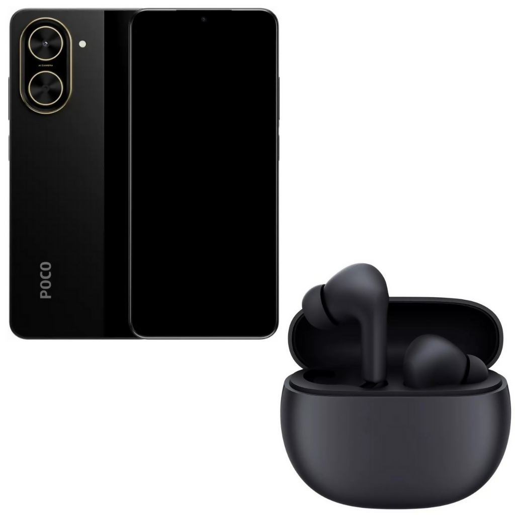 Xiaomi Poco C71 Smartphone 128gb Rom/4gb Ram + Audífonos Bluetooth Xiaomi Buds 4 Active