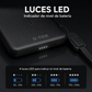 G-tide Slim01 Power bank Ultradelgada, 5000 mAh, carga rápida, carga imalambrica