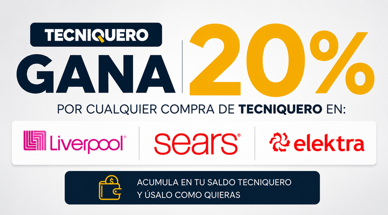 GANA 20% DE TU COMPRA