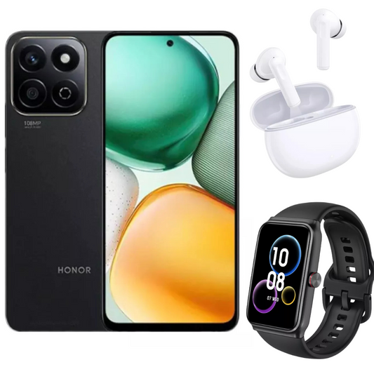 Celular Honor X7C 256gb 8gb ram con smartband y audífonos X7 Lite hasta 38 horas batería