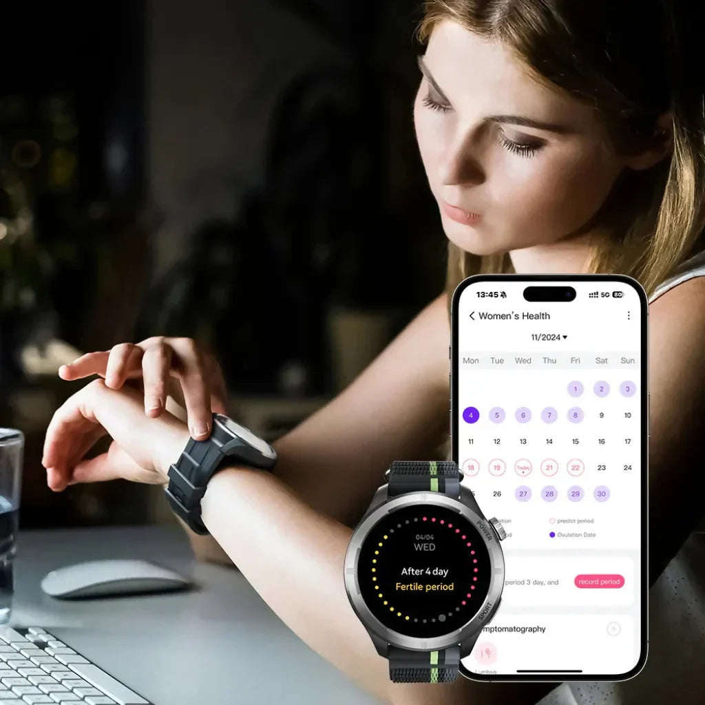 D_NQ_NP_2X_624332-MLM88030936948_072025-F-smartwatch-filwans-gtr-lite-negro-audifonos-g-tide-l21-blanco