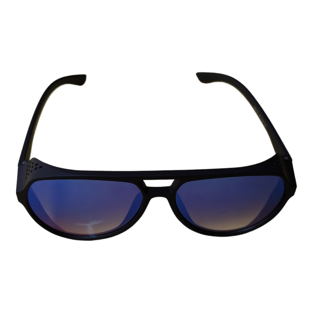 Lentes estilo cristal tornasol, con rendijas.