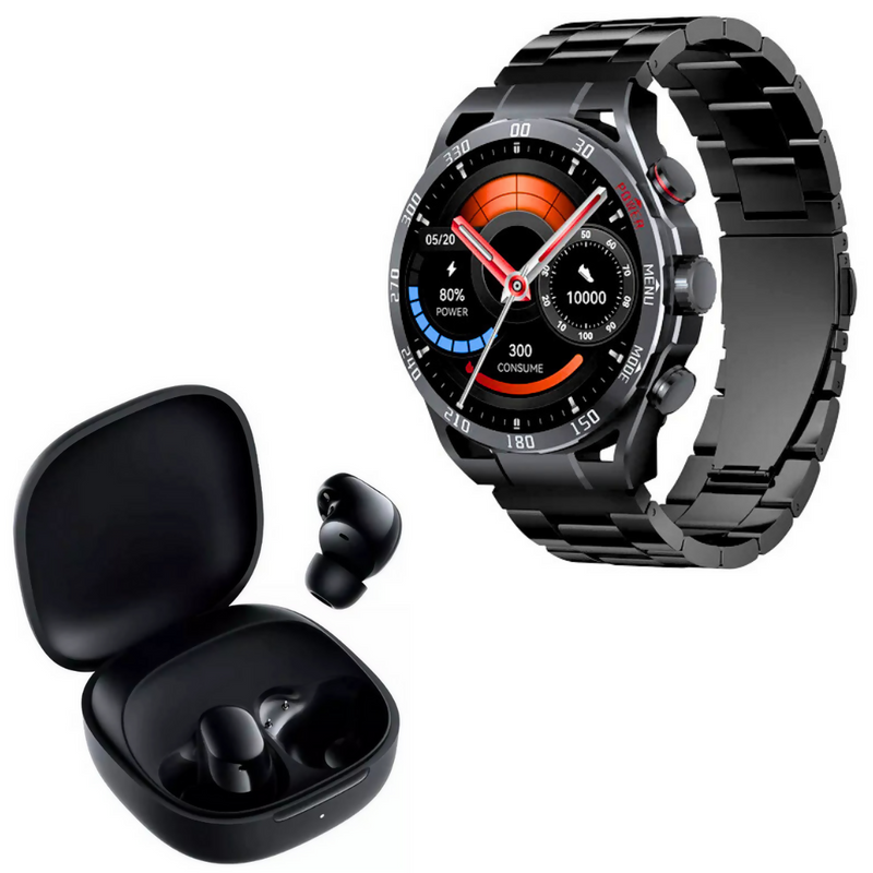 Xiaomi Redmi Buds 6 Play + Smartwatch Filwans GTR Negro