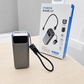 Power Bank C13 10,000mAh 22.5W Carga Rápida con Cables Integrados y Pantalla Digital