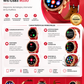 Smartwatch Bossney WS GS83 Rojo – Elegancia, Tecnología y Bienestar en Tu Muñeca