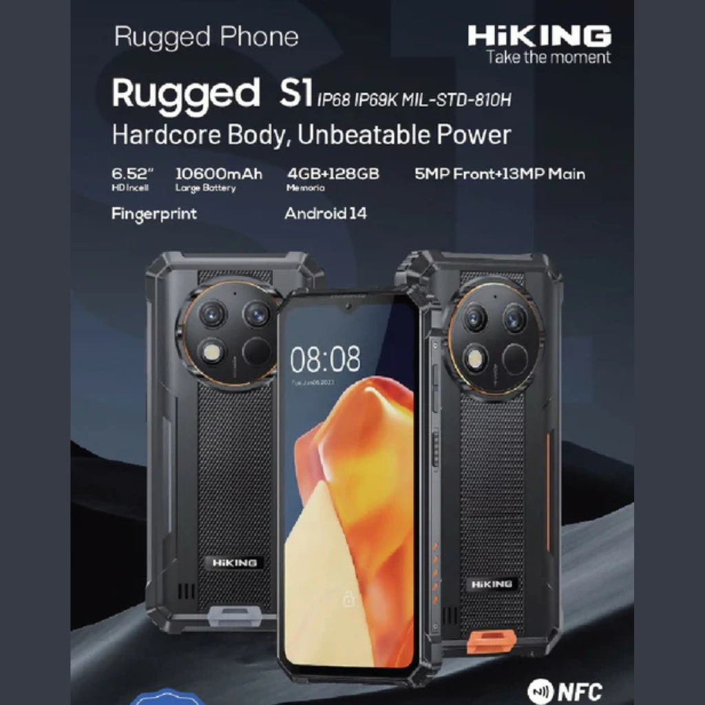 TELEFONO USO RUDO / RUGGED S1 4+128GB