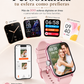 Smartwatch con Llamadas Bluetooth, Pantalla HD 1.75”  FM13 , Asistente de Voz y Modos Deportivos Rosa