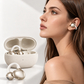 Audífonos Bluetooth TWS CX-11 Earhook ENC USB-C Dorados