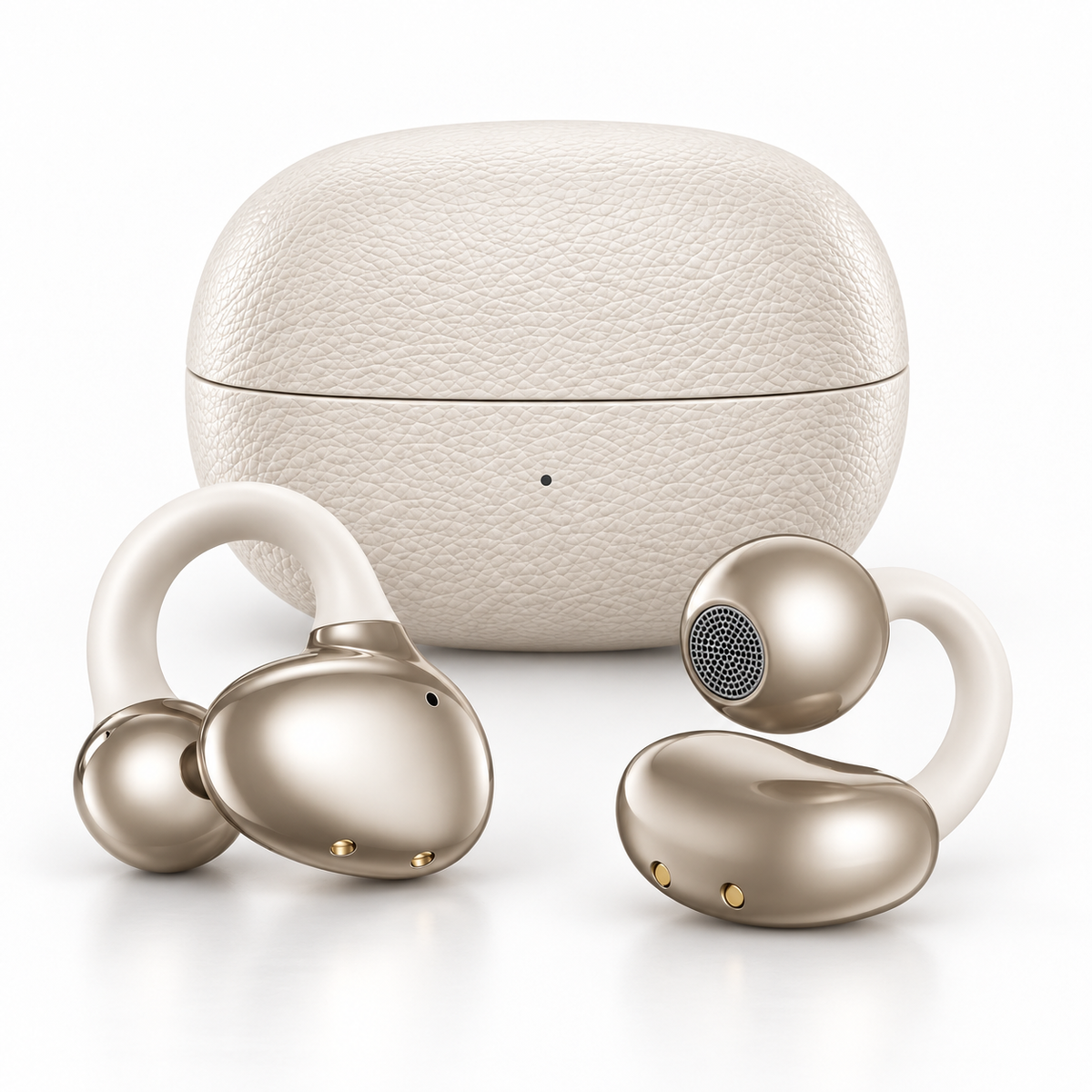 Audífonos Bluetooth TWS CX-11 Earhook ENC USB-C Dorados