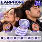 Audífonos Bluetooth 2 en 1 TECNIQUERO DuoFit M165 Dos Diseños + Estuche con Espejo