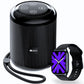 1HORA BOC062 Bocina Subwoofer y Smartwatch Filwans GTS Mini Azul