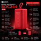 Bocina Bluetooth 1HORA BOC244 Roja Portátil con Sonido Estéreo y TWS