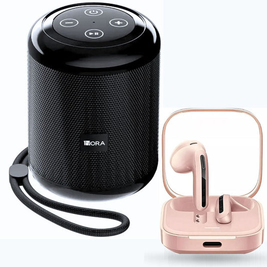 1HORA BOC062 Bocina Subwoofer y Audífonos Xiaomi Redmi Buds 6 Active