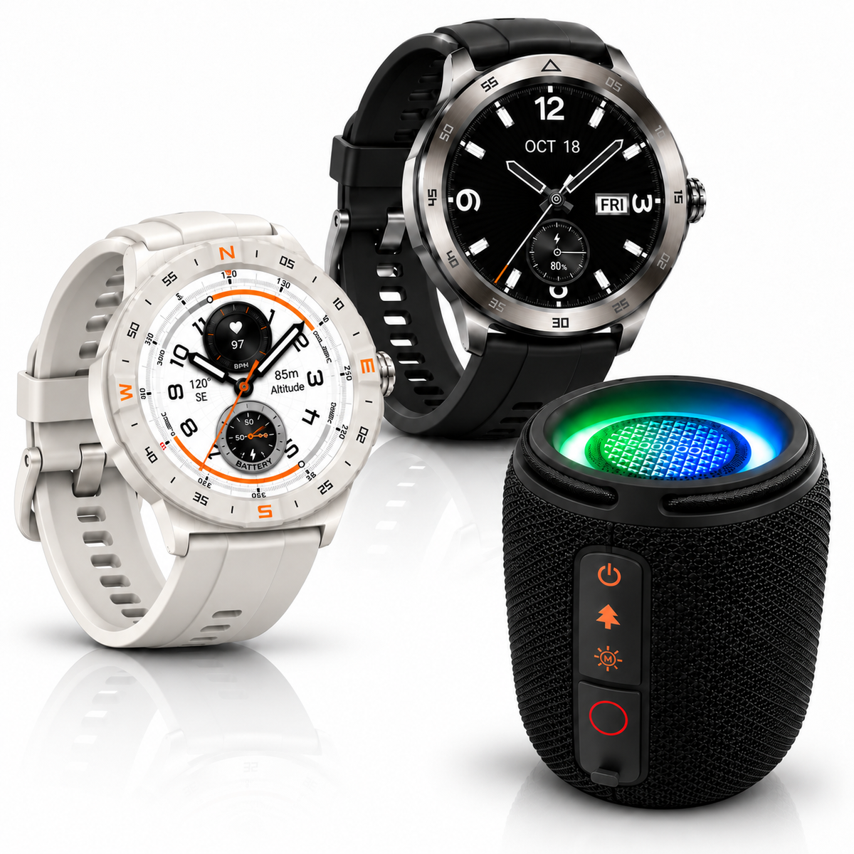 BOCINA G-TIDE SV30 (NEGRA) + SMARWATCH HONOR CHOICE 2 EPIC AMOLED