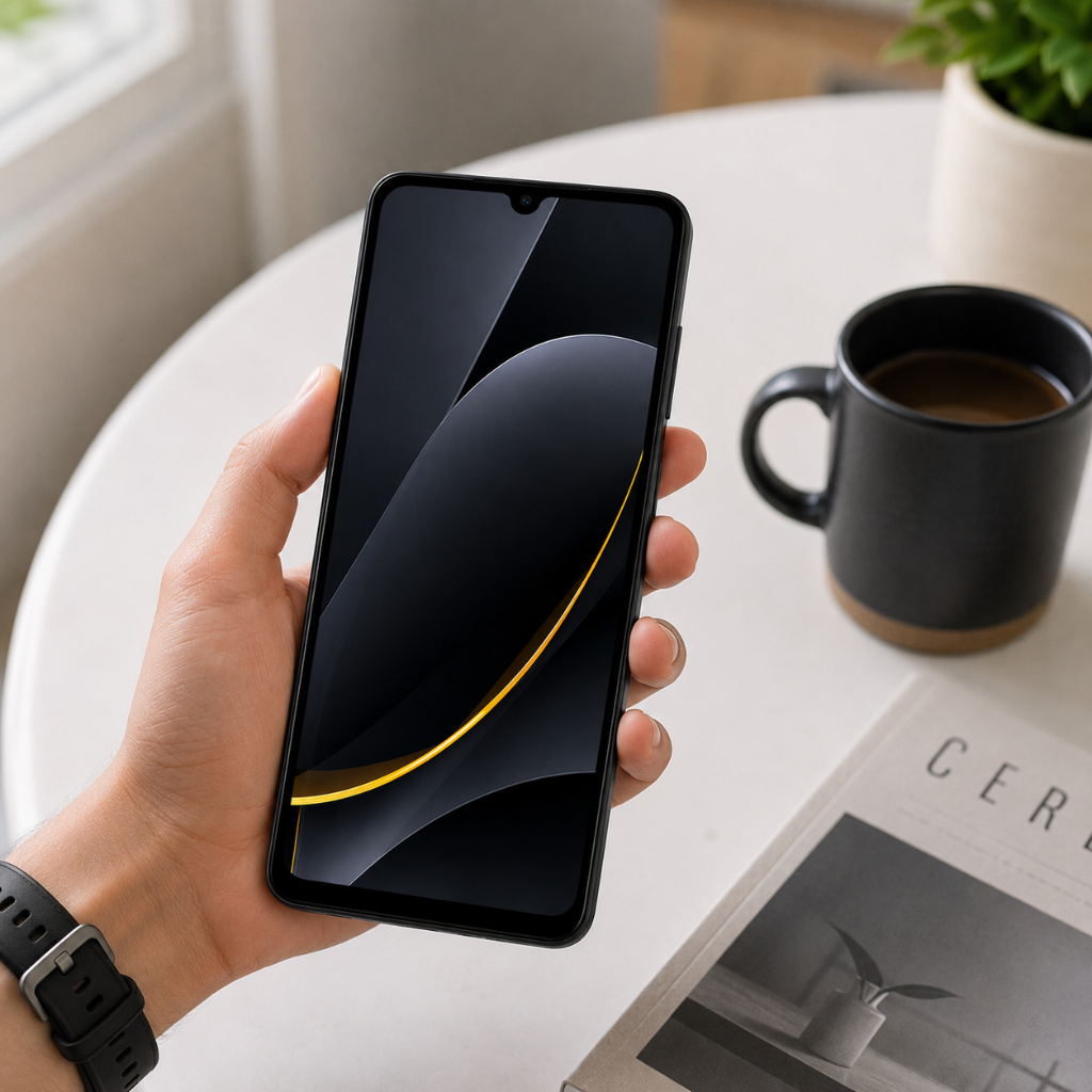 XIAOMI POCO C71 128 GB + Smartwatch G-Tide R5 + Bocina Bluetooth Sanag M15
