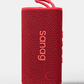 Bocina Portátil Sanag M15 Roja Bluetooth 5.4 con Luces RGB, 10W y Resistente al Agua