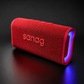 Bocina Portátil Sanag M15 Roja Bluetooth 5.4 con Luces RGB, 10W y Resistente al Agua