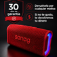 Bocina Portátil Sanag M15 Roja Bluetooth 5.4 con Luces RGB, 10W y Resistente al Agua
