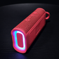 Bocina Portátil Sanag M15 Roja Bluetooth 5.4 con Luces RGB, 10W y Resistente al Agua