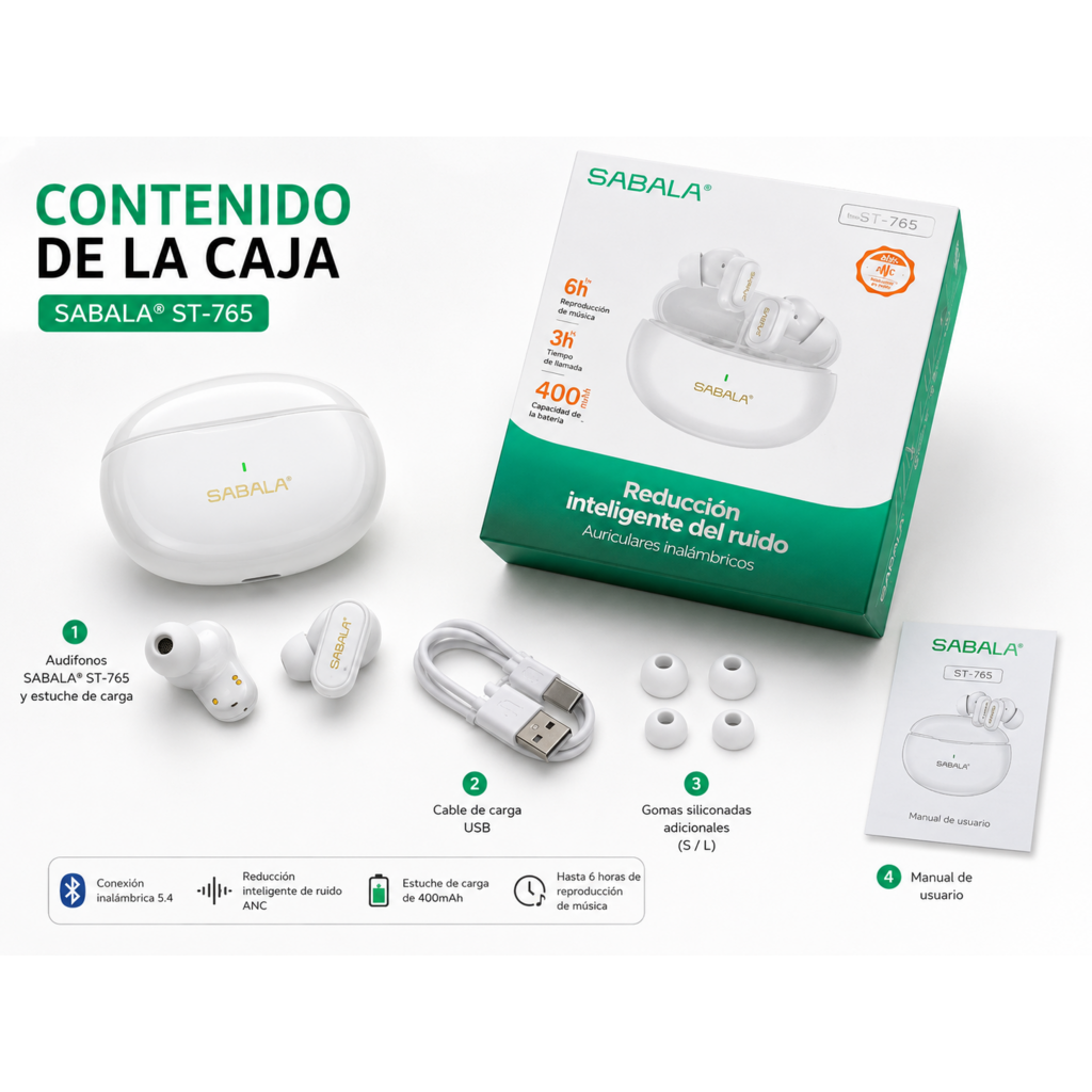 Smartwatch Filwans GTR + Bocina Sanag X6S + Audífonos SABALA ST-765